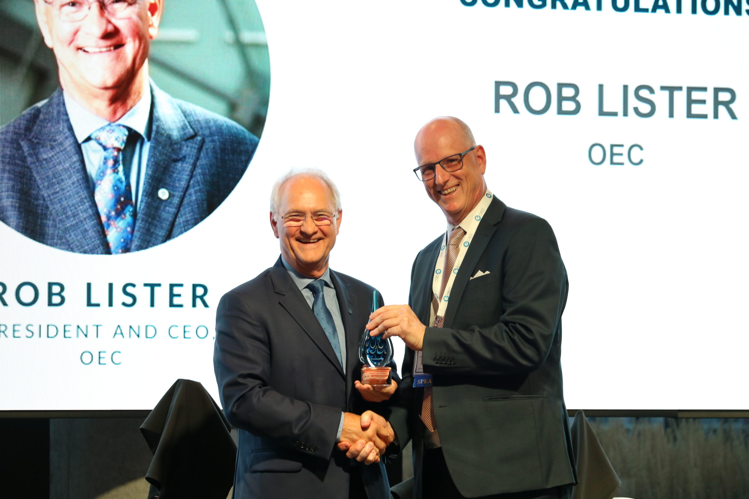 Rob Lister Named Leader of The Year at the Ontario Energy Awards